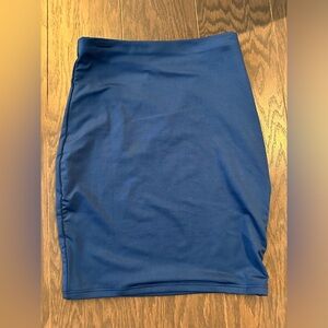 Oh Polly Blue Mini Skirt